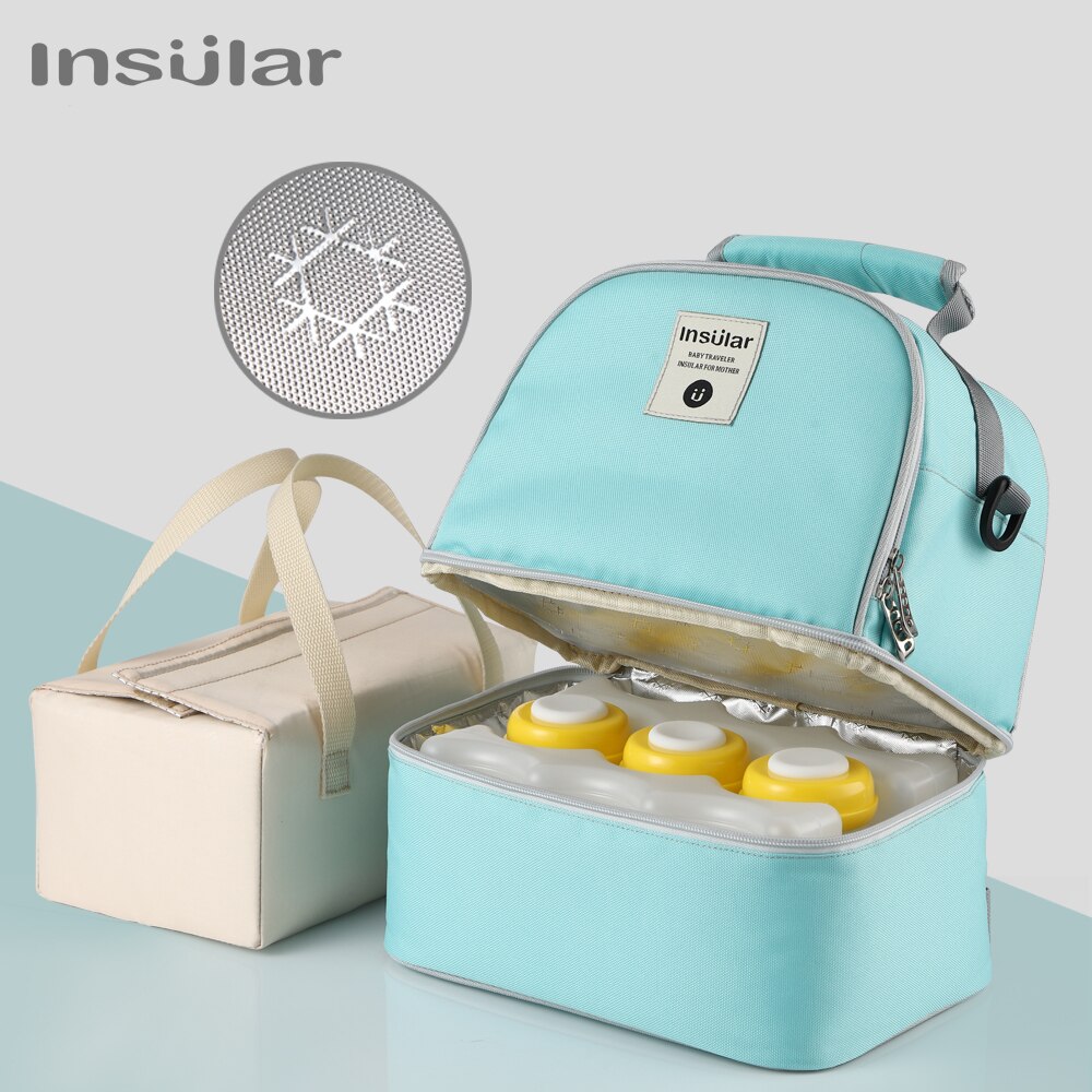 Baby Food Thermos - Mochila Térmica de Grande Capacidade para