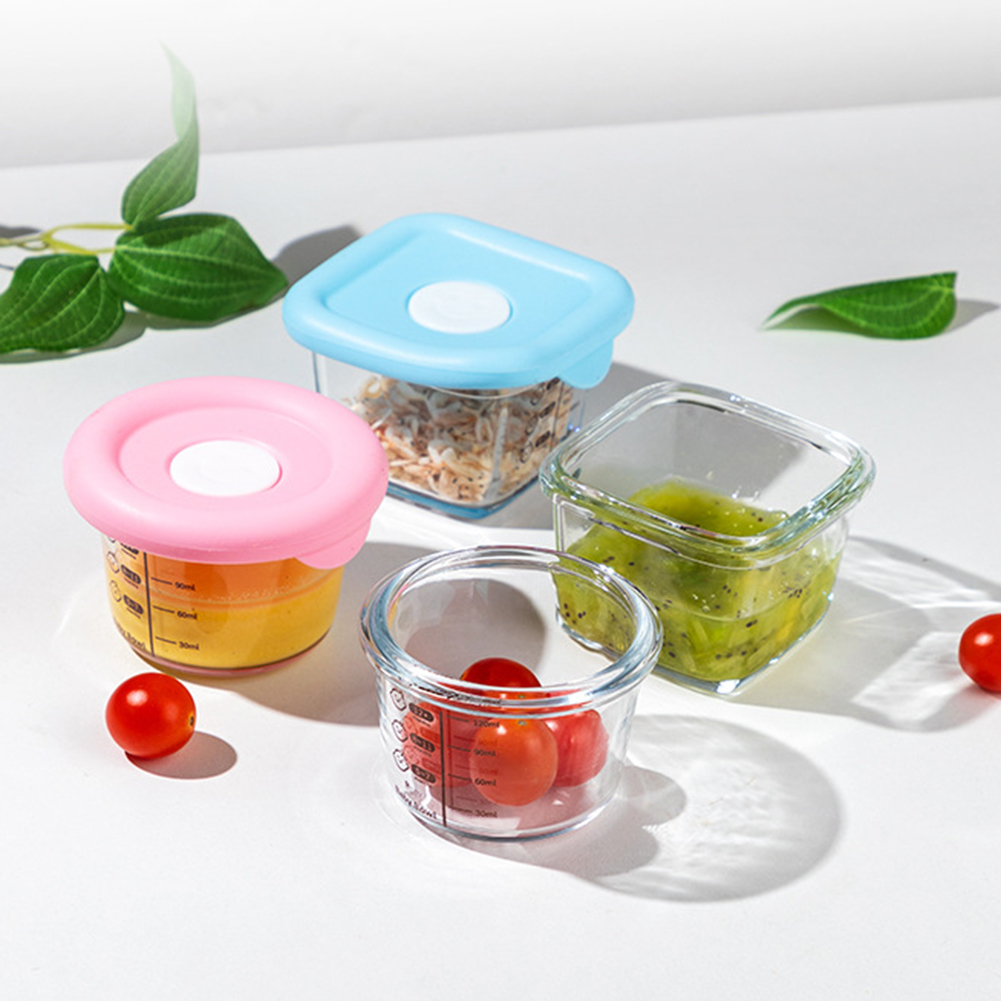 Baby Food Prep Containers - Recipientes de vidro para armazenar alimentos