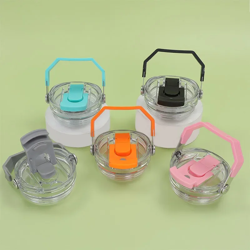 Training Cup Straw - Tampa de copo transparente de plástico
