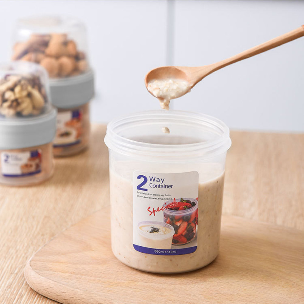Baby Food Prep Containers - Caixa de Armazenamento de Alimentos Portátil