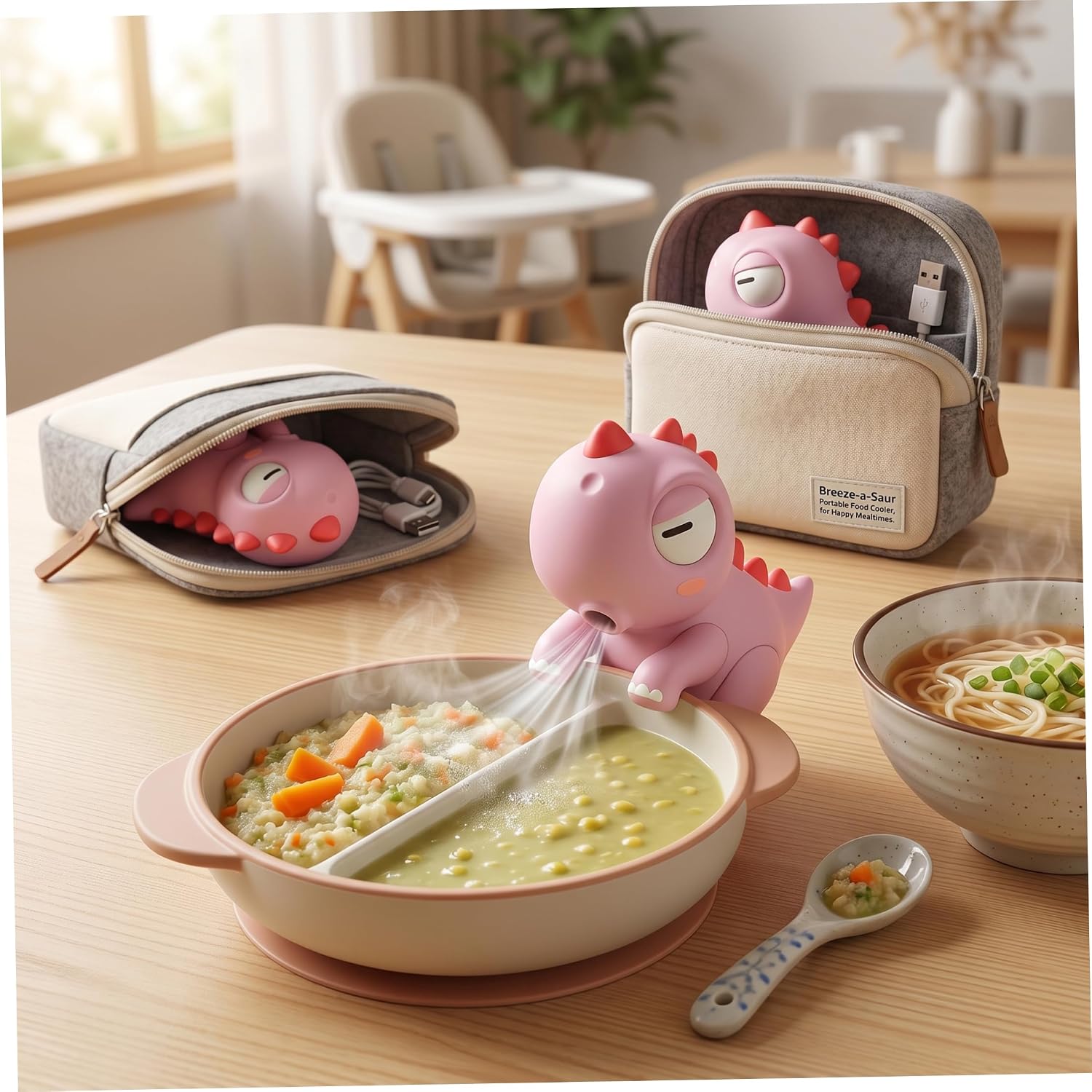 Mini Ventilador de Elefante Fo - Feeding Baby Food avaliação e preço