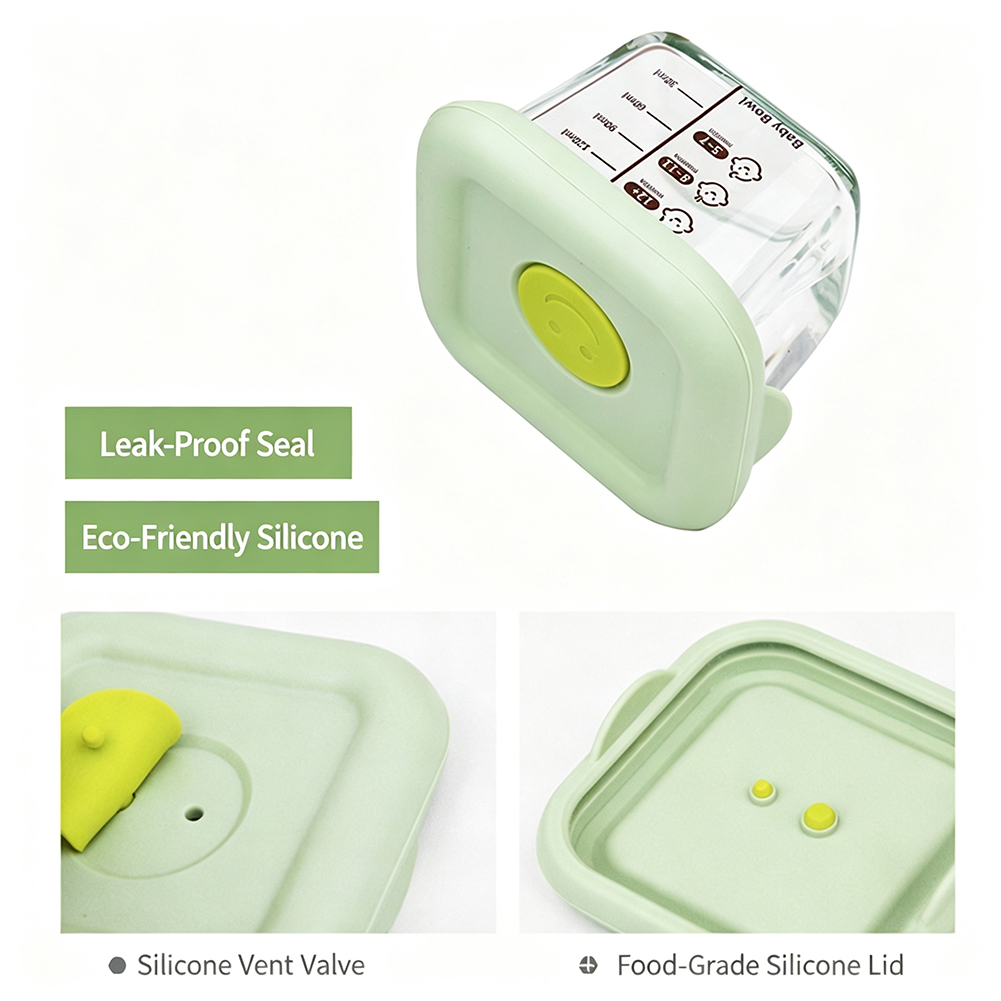 Recipientes de vidro para arma - Baby Food Prep Containers avaliação e preço