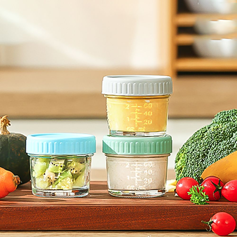 Jarra de vidro multiuso para c - Baby Food Containers Glass avaliação e preço