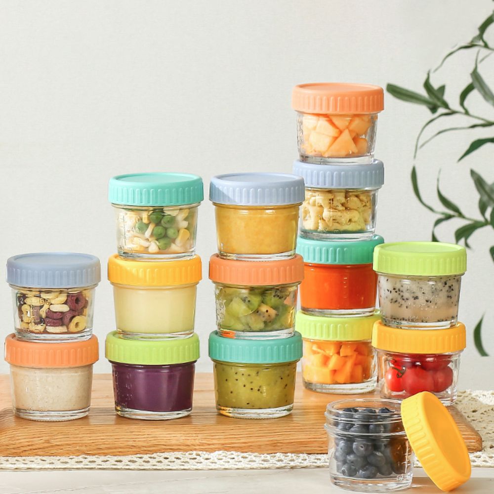 Jarra de vidro para comida de  - Baby Food Containers Glass avaliação e preço