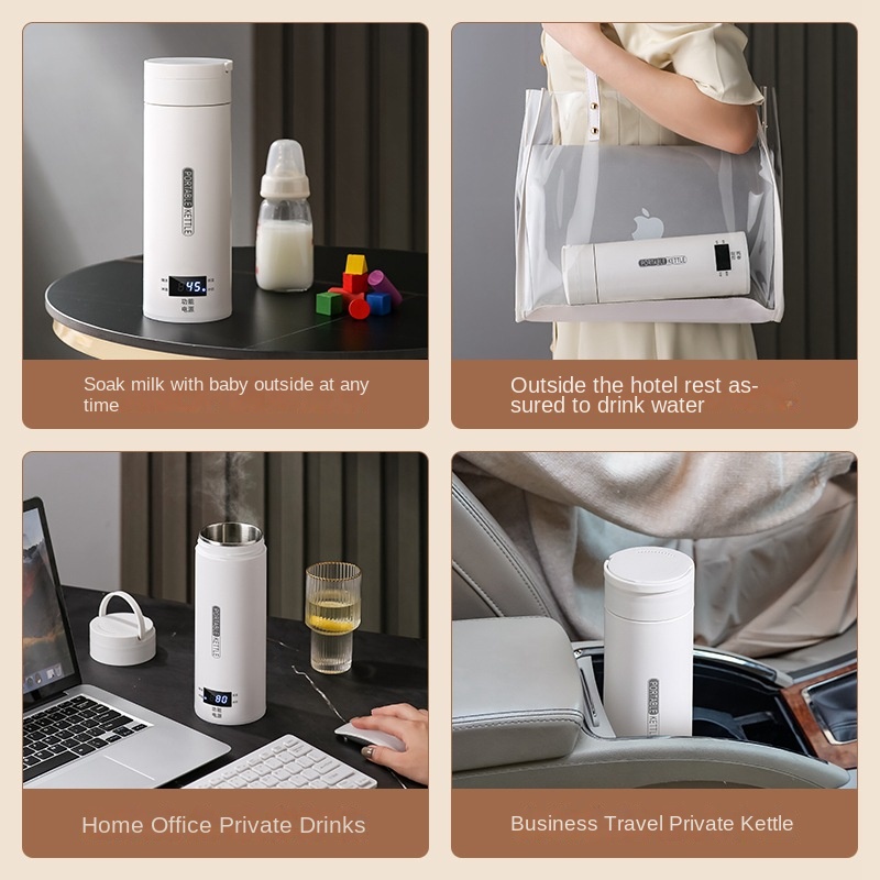 Chaleira Elétrica Portátil par - Baby Food Thermos avaliação e preço