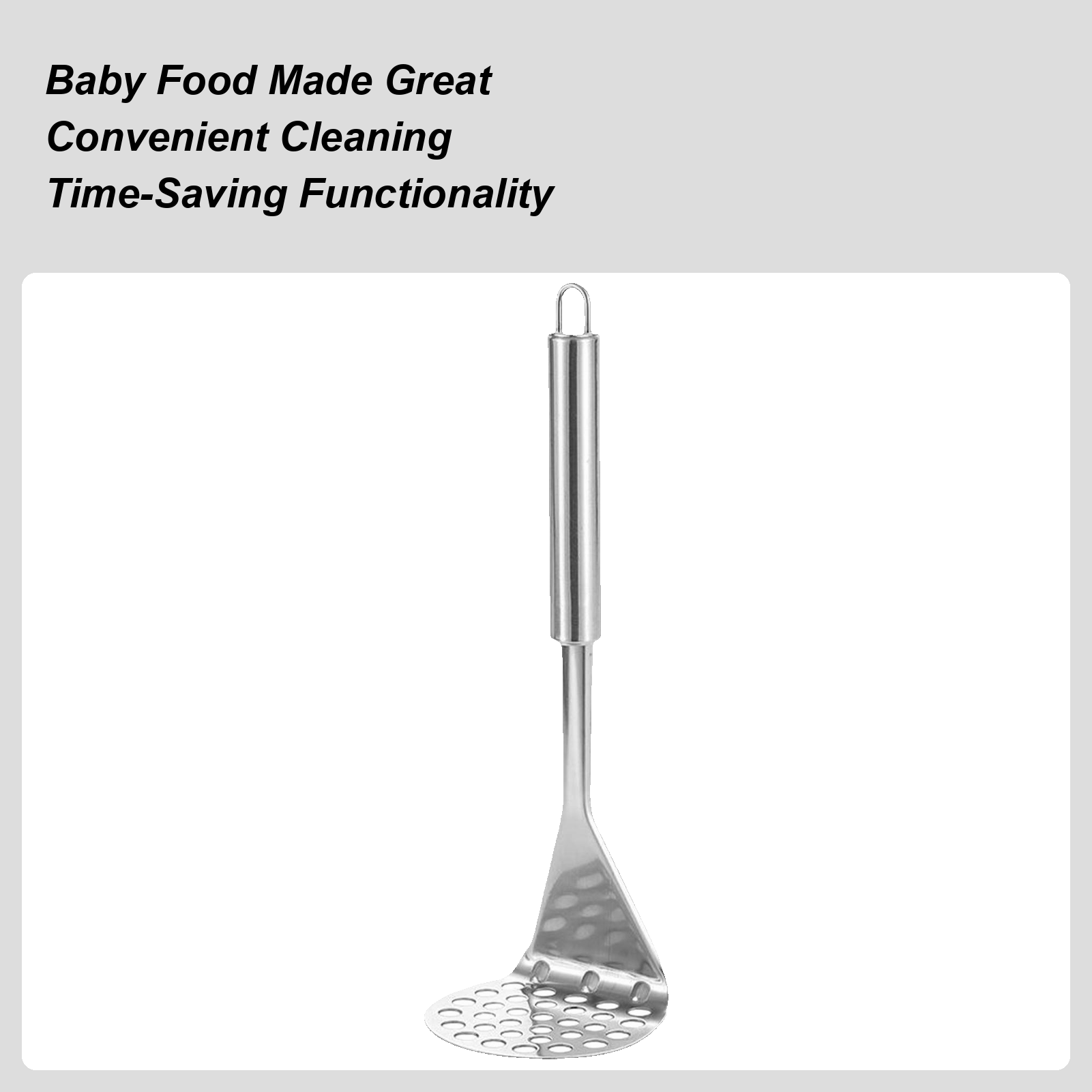 Triturador de batata de metal, - Baby Food With Avocado avaliação e preço
