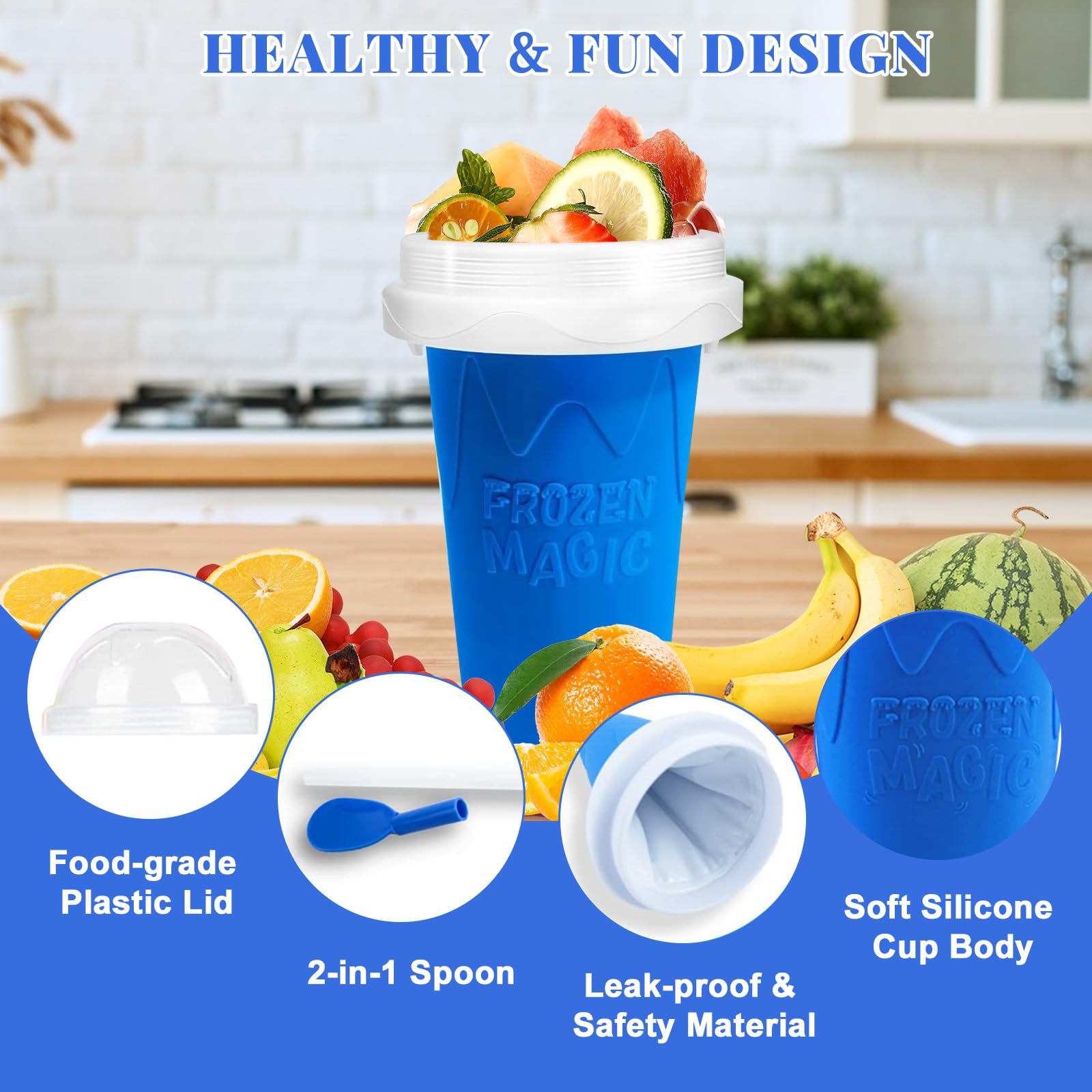 Slushie copo diy magia slushy  - Training Cup Straw avaliação e preço