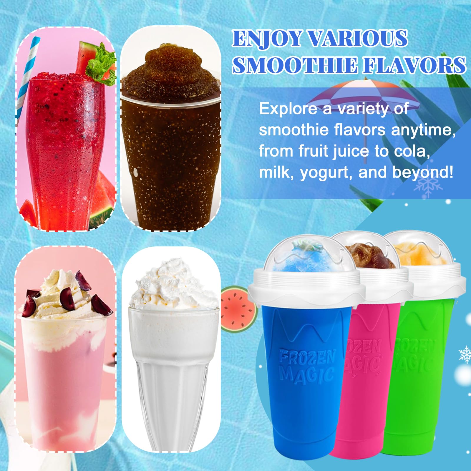 Slushie copo diy magia slushy  - Training Cup Straw avaliação e preço