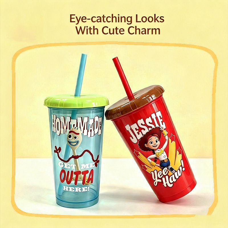 Copos de Plástico Toy Story 5, - Training Cup Straw avaliação e preço